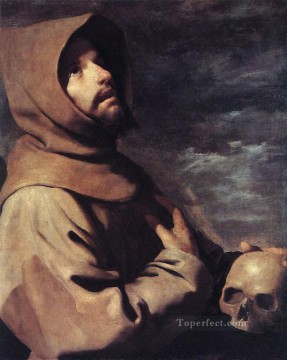 Francisco de Zurbaran Painting - St Francis Baroque Francisco Zurbaron